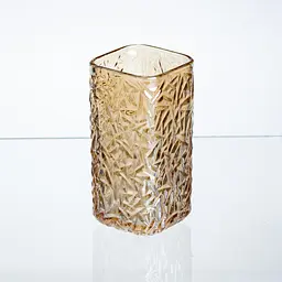 Набір склянок для напоїв Yiwu Matrix Glass 12 штук по 245 мл коричневий для лимонадів соку води коктейлів склянки скляні HP-17-48 - мініатюра 4