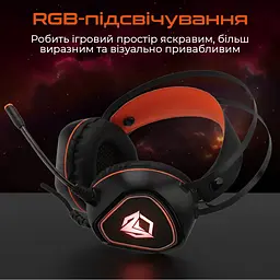 Навушники Meetion HP020 Black/Orange (MT-HP020-A) - мініатюра 5