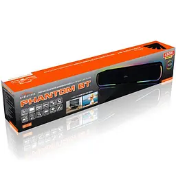 Акустична система 2.0 Media-Tech 10W, Bluetooth Soundbar PHANTOM BT 10Вт., LED Light (MT3180) - мініатюра 3