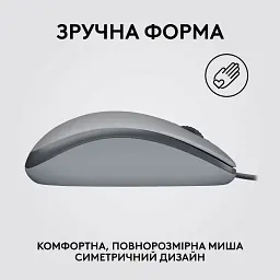 Мишка Logitech M110 Silent USB Mid Gray (910-006760) - миниатюра 5