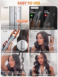 Автоматична керамічна плойка для волосся Sheglam Hair Auto Curler (32 mm) - мініатюра 4