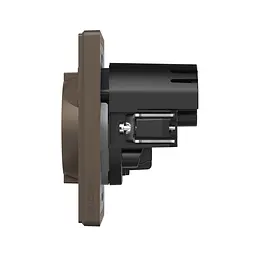 Розетка одинарна із заземленням USB-A+C 20W мокко VIDEX NOTA (VF-NT-SK1GUC-BR) VIDEX (28885-000)
