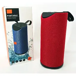 Портативна Bluetooth колонка TG-113 бездротова переносна колонка з вологозахистом бумбокс Червона - мініатюра 2
