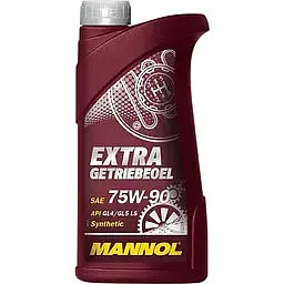 Олива трансмісійнa MANNOL EXTRA GETRIEBEOEL 75W-90 GL-5 1л - мініатюра 2