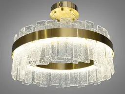 Світильник підвісний LED Diasha 817/500BR 110W, 6050 лм, бронза, регульована висота, для коридору - мініатюра 3