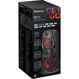 Акустична система 1.0 Defender G78 70Вт BT/TF/USB/MIC/Light - мініатюра 7