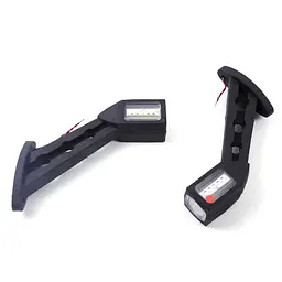LED Габарит ріжки косий довгий 12/24V 6+6+3 18 см Thoc Auto (ТН-602) 2 шт.