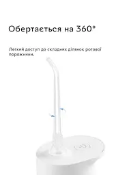 Набір насадок для іригатора Mijia Teeth Flosser MEO701 4 шт, White - мініатюра 5