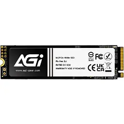 SSD 1Tb AGI AI818 M.2 2280 PCIe Gen 4x4 NVMe 1.4 QLC, Retail - мініатюра 2