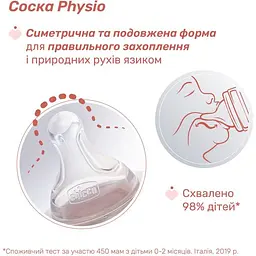 Пляшка для годування Chicco Perfect 5 пластикова із силіконовою соскою 0+ місяців рожевий 150 мл (20211.12.40) - мініатюра 7