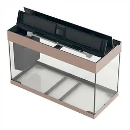 Акваріум Ferplast DUBAI 80 MELODIA GREY 81 x 36 x h 51 cm - 125 L - мініатюра 6
