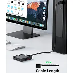Зчитувач флеш-карт USB 3.0 All-in-One 0.5m Card Reader Ugreen (30333) - мініатюра 7