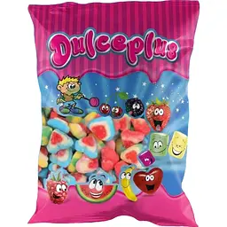 Жувальні цукерки Dulceplus 3D Hearts 1 кг