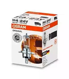 Автолампа галогенна Osram Original Line 24V H4 75/70W 1 шт (64196)