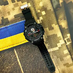Чоловічий наручний годинник 001RDSSO ССО Чорні з червоним + Коробка Patriot acs0031079 - мініатюра 2