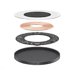Бездротовий ЗП Baseus Simple 2 15 W CCJJ050001 + Кабель Type-C To Type-C 24 W (1m) - мініатюра 3