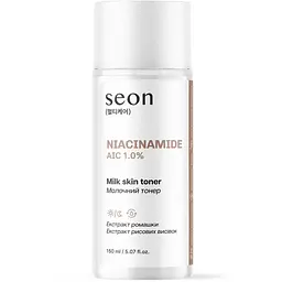 Тонік для обличчя Seon Niacinamide AIC 1.0% Milk Skin Toner 150 мл (4823122904300)