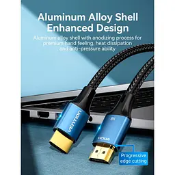 Кабель Vention HDMI-HDMI V 2.1 1.5 м (ALGLG) - мініатюра 7