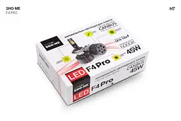 Комплект світлодіодних ламп Sho-Me F4-Pro H7 45W - мініатюра 5