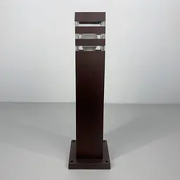 Вуличний ліхтар-стовп в корпусі кольору Coffee 60 см | Line F | Арт. 8024 60CM CF (стовп)