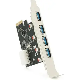 Контролер PCI-Е=>USB 3.0, 4 порти, 5Gbps, BOX