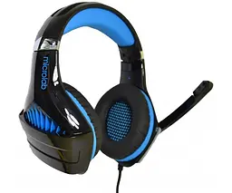 Навушники з мікрофоном Microlab G6 1,2 м Black+blue