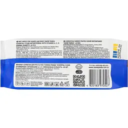 Вологі серветки Сніжна Панда Essential Clean Вітаміни, 60 шт. - мініатюра 2