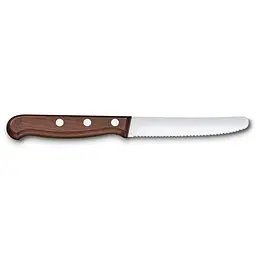Кухонный нож Victorinox Wood Tomato and Table лезвие 11см мин. из деревьев. ручкой в ​​подар. - миниатюра 3
