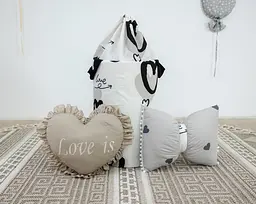 Вігвам Love is БОН БОН + кошик для іграшок - мініатюра 7