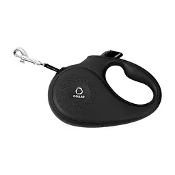 Повідець для собак Collar стрічка M до 25 кг 5 м чорний (81251)