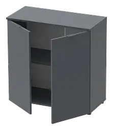 Комод Doros Рон 3 2 фасади Графіт 80х38х81 (41516002) - мініатюра 7