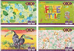 Альбом для малювання KIDS Line А4, 20 аркушів, 120 г/м², на пружині - мініатюра 2