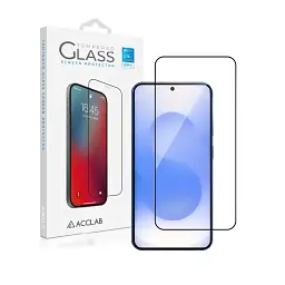Захисне скло ACCLAB Full Glue для Samsung Galaxy S25+ SM-S936 Black (1283126609787) - мініатюра 2