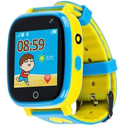 Smart Watch AmiGo GO001 iP67 Blue/yellow UA UCRF - мініатюра 3