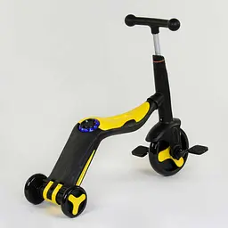 Самокат дитячий Best Scooter 72х22х75 см Жовтий 000231434 - мініатюра 4