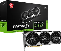 Відеокарта GeForce RTX 4060 Ti 16GB MSI Ventus 3X OC (RTX 4060 Ti VENTUS 3X 16G OC) Б/В - мініатюра 3