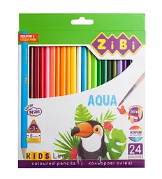 Олівці акварельні Kids Line, 24 кольори