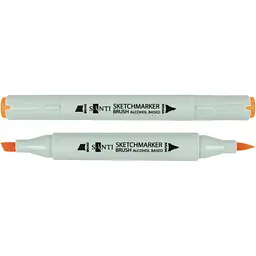 Набір спиртових маркерів Santi Brush SA-21 теракотовий 6 шт. (390953)