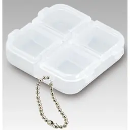 Коробка Meiho Square 4 case 66x66x18mm Clear