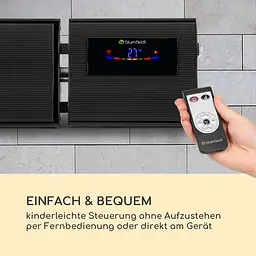 Інфрачервоний обігрівач Blumfeldt Cosmic Beam Smart 24 (10035258) Чорний - мініатюра 5
