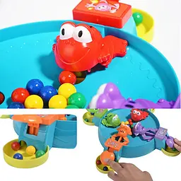 Настільна інтерактивна гра Ummi 707-35 Feeding Frog Game Colorful - мініатюра 2