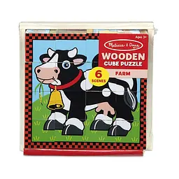 Кубики Melissa&Doug Ферма 16 елементів (MD775) - мініатюра 6