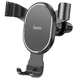 Холдер Hoco CA56 Plus Armor metal gravity car holder Чорний