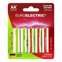 Батарейки Euroelectric AA LR6 1,5V, 10 шт. - мініатюра 3