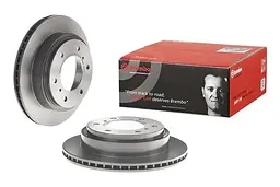 Диск тормозной вентилируемый Mitsubishi Pajero II-IV, Pajero Sport I 96-25г Brembo ( 09.A450.11 ) - миниатюра 2