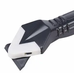 Силіконовий шпатель-скребок XO Silicon Towel Scrapper для видалення та формування швів герметика з насадками чорний - мініатюра 4