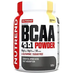 Амінокислота BCAA Nutrend BCAA 4:1:1 Powder, 500 грам - Грейпфрут