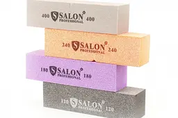 Баф для нігтів полірувальний Salon Professional 341SLP гріт 100 Фіолетовий
