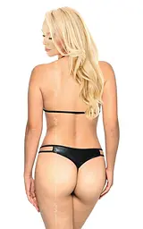 Еротичний боді Softline Betty S/M чорний - мініатюра 2