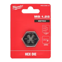 Плашка шестигранна MILWAUKEE, М8-1.25мм - мініатюра 2